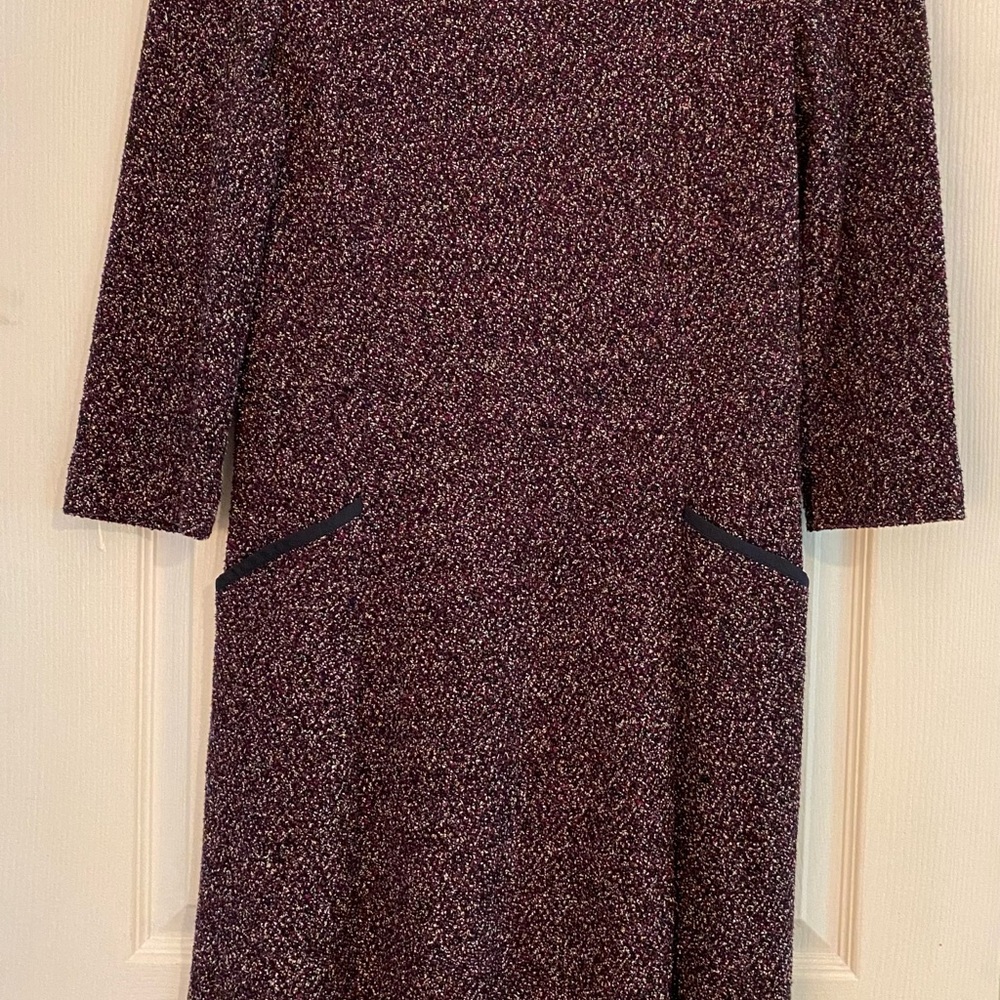 Talbots Long Sleeve Dress - Rich Burgundy